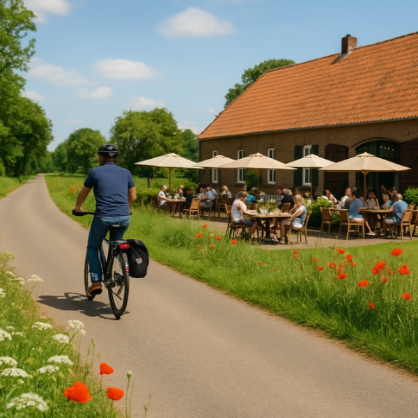 De mooiste terrasroutes op de fiets